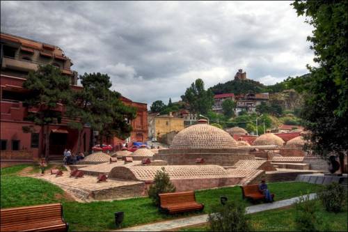 Tbilisi Stad Georgië Hotelkamer Promotiecode Booking.com